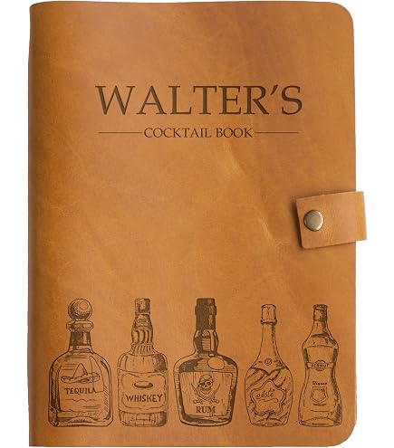 Amazon.com: WoodPresentStudio Personalized Cocktail Recipe Binder